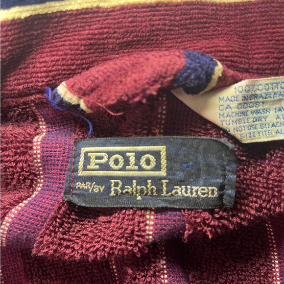 Polo Ralph Lauren Stripped House Coat - Picture 4 of 6